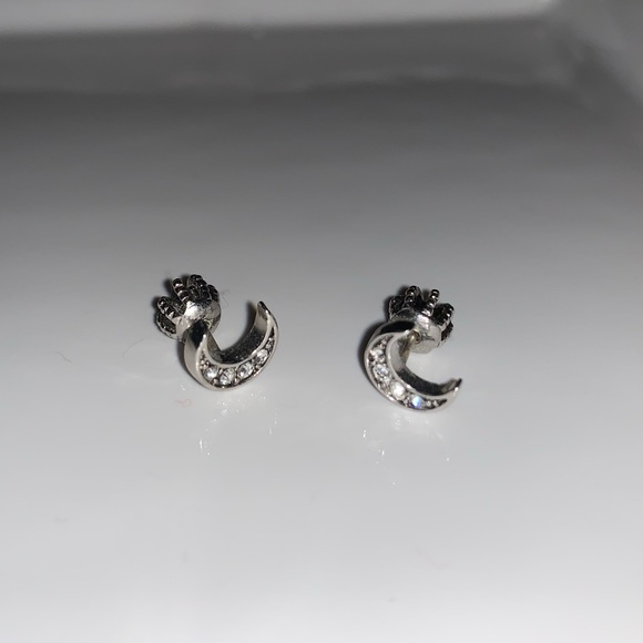 Juicy Couture Half Moon Studs - Picture 1 of 2
